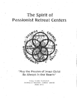 Item 3 The Spirit of the Passionist Retreat Centers